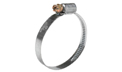 Хомут червячный нержавеющий  90-110 мм W2 накатная лента 12мм ЗУБР -  магазин крепежа «ТАТМЕТИЗ»