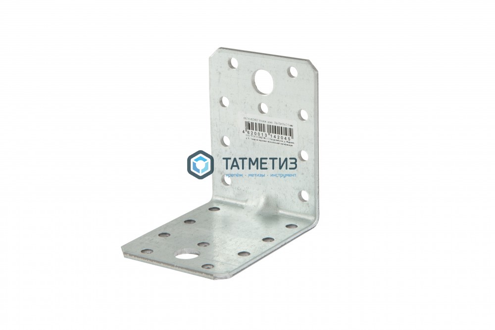 Крепежный усиленный уголок KUU 70x70x55 Крепежный усиленный уголок KUU 70x70x55