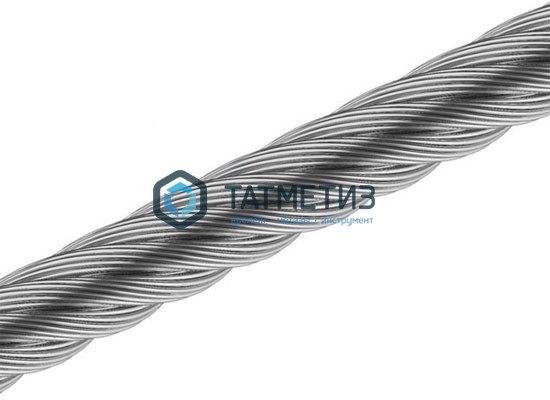 Трос ср.мягкости ART 8379 7х7 А2 нержавейка 6мм (250 м/бух) Трос ср.мягкости ART 8379 7х7 А2 нержавейка 6мм (250 м/бух)