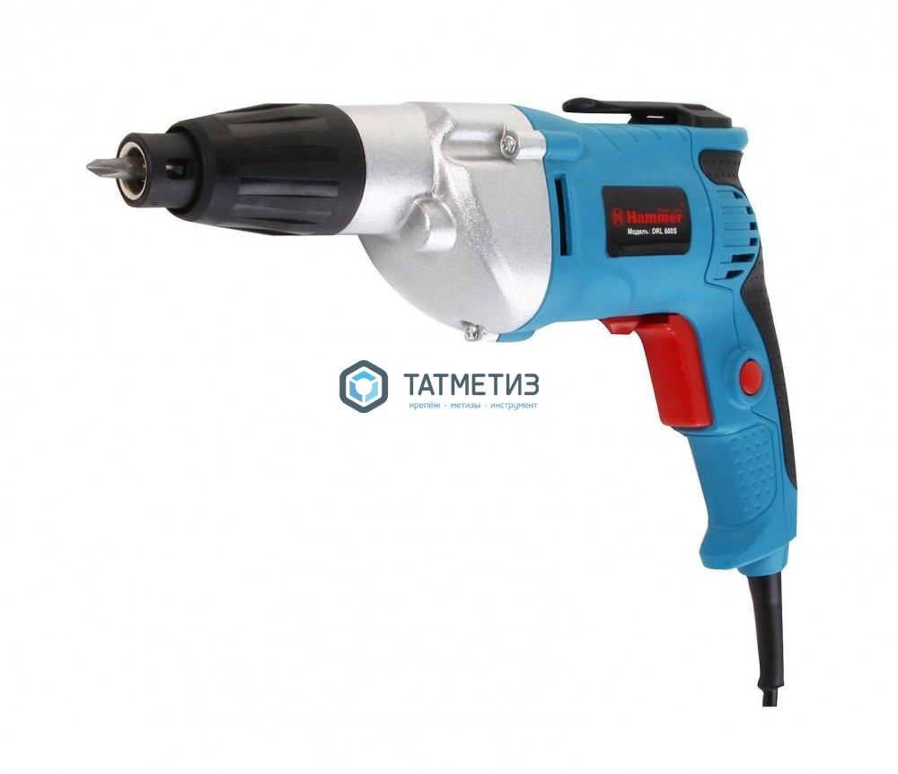 Шуруповерт HAMMER DRL600S PREMIUM 500Вт 1/4'' 0-1600об/мин Шуруповерт HAMMER DRL600S PREMIUM 500Вт 1/4'' 0-1600об/мин