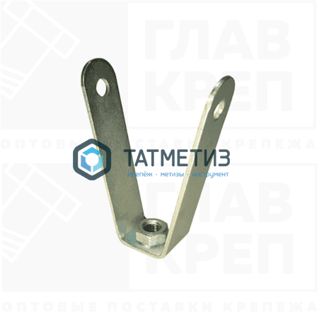 Крепление V-образное для профнастила с гайкой М12 Крепление V-образное для профнастила с гайкой М12