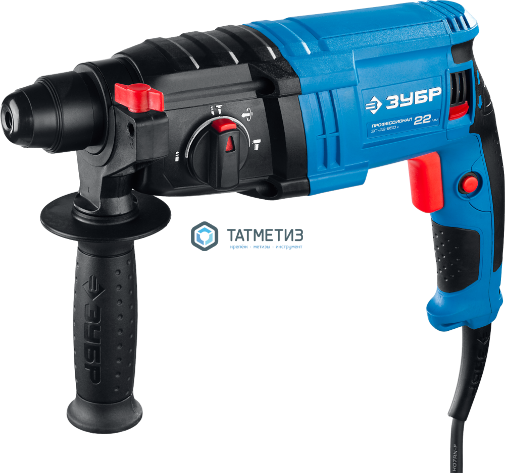 Перфоратор SDS-plus, ЗУБР Профессионал, 650 Вт, реверс, горизонтальный, 2.3 Дж, 0-1950 об/мин, 0 Перфоратор SDS-plus, ЗУБР Профессионал, 650 Вт, реверс, горизонтальный, 2.3 Дж, 0-1950 об/мин, 0