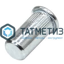 Заклепка резьбовая цилиндрический борт М 6 ЗАКРЫТАЯ  L=19,2 (0,5-3,0) мм  NX -  магазин «ТАТМЕТИЗ»