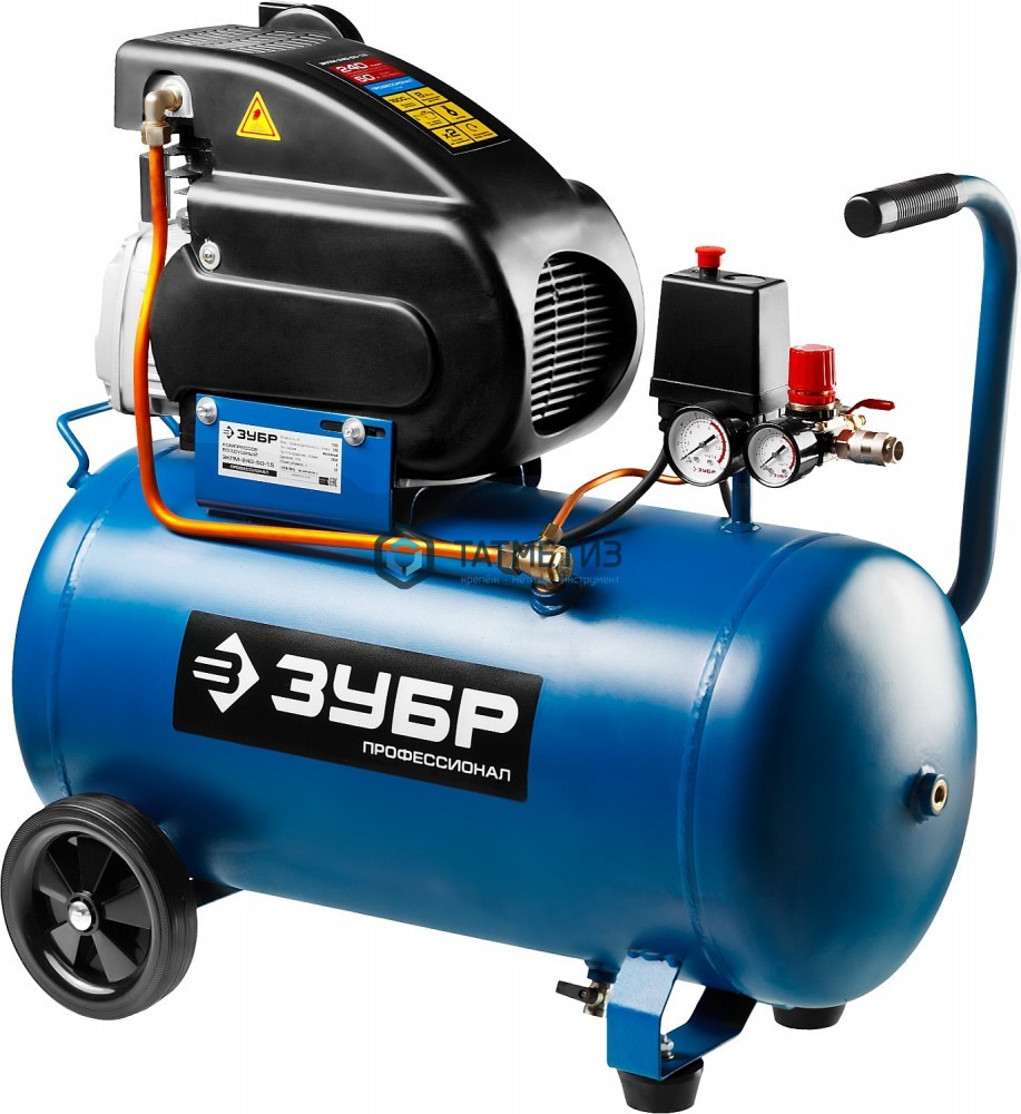 Компрессор воздушный, 220 л/мин, 24 л, 1500 Вт, ЗУБР Компрессор воздушный, 220 л/мин, 24 л, 1500 Вт, ЗУБР