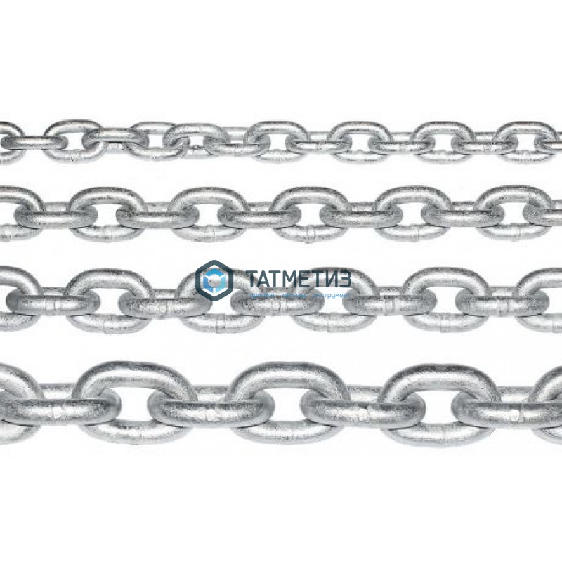 Цепь DIN 766 кор.зв. оц. 6  (25 м/бух) КТ -  магазин крепежа «ТАТМЕТИЗ»