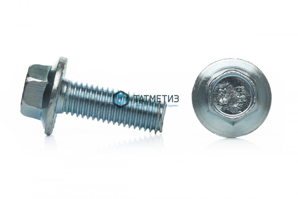 Болт с фланцем DIN 6921 М 8 х 25  КП 8.8 оц -  магазин крепежа «ТАТМЕТИЗ»