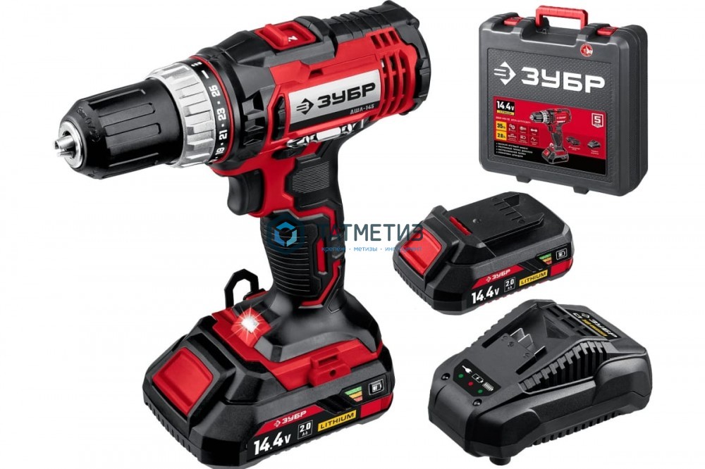 Дрель-шуруповерт, 12 В, 1,3 А/ч, Li-Ion, 2-х скор., 10мм, 0-350/0-1300об/мин, 2 АКБ, БЗУ, ЗУБР Дрель-шуруповерт, 12 В, 1,3 А/ч, Li-Ion, 2-х скор., 10мм, 0-350/0-1300об/мин, 2 АКБ, БЗУ, ЗУБР
