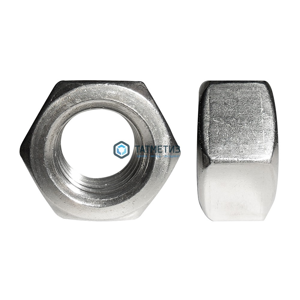 Гайка DIN 934, оцинк М30  (уп 20кг/ 98 шт) ГОСТ 5915 ММЗ -  магазин крепежа «ТАТМЕТИЗ»
