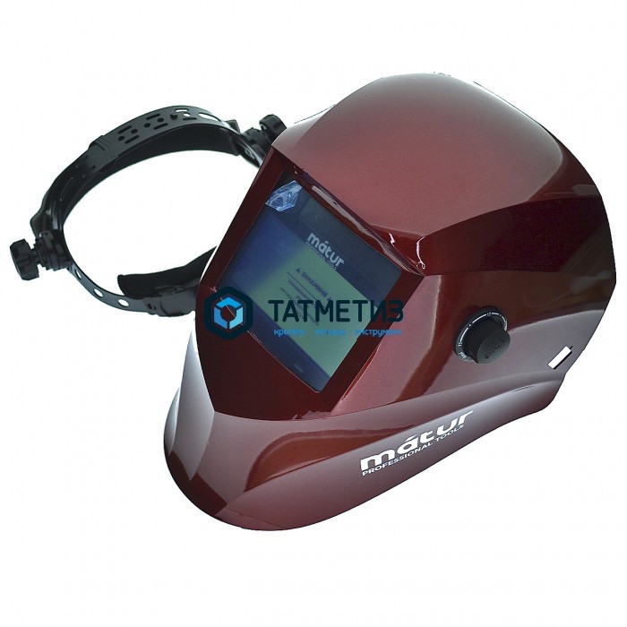 Маска сварочная профи, окно 96 х 39 мм, фильтр АСФ 605, Matur Маска сварочная профи, окно 96 х 39 мм, фильтр АСФ 605, Matur