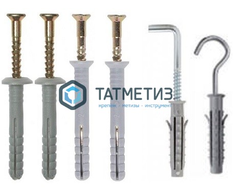 Дюбель-гвоздь 6х80 потай | «ТАТМЕТИЗ» Дюбель-гвоздь 6х80 потай - магазин крепежа «ТАТМЕТИЗ»