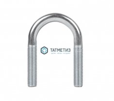 Хомут U-образный d 52 (1 1/2) М8 -  магазин крепежа «ТАТМЕТИЗ»