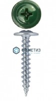 Саморез п/ш остр. 4,2x25 RAL 6005 (500 шт/уп) | «ТАТМЕТИЗ» Саморез п/ш остр. 4,2x25 RAL 6005 (500 шт/уп) - магазин крепежа «ТАТМЕТИЗ»