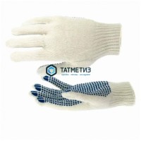Перчатки трик. х/б с ПВХ №71 волна 7класс (5-и нитка) -  магазин крепежа «ТАТМЕТИЗ»