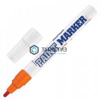 Маркер-краска ОРАНЖЕВЫЙ MunHwa / 12 -  магазин крепежа «ТАТМЕТИЗ»