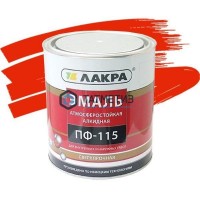 Эмаль ПФ-115  КРАСНАЯ  2 кг-. /6 ЛАКРА -  магазин крепежа «ТАТМЕТИЗ»