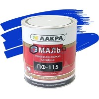 Эмаль ПФ-115  СИНЯЯ  2 кг-. /6 ЛАКРА -  магазин крепежа «ТАТМЕТИЗ»