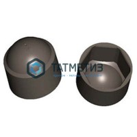 Колпачок для болтов и гаек М16/ S24, ЧЕРНЫЙ -  магазин крепежа «ТАТМЕТИЗ»