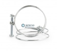 Хомут проволочный, цинк,  26 мм (1") (50 шт) -  магазин крепежа «ТАТМЕТИЗ»