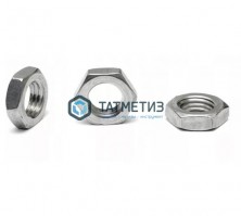 Гайка низкая DIN 439, оц М16  ( 80 шт/уп) ТК -  магазин крепежа «ТАТМЕТИЗ»