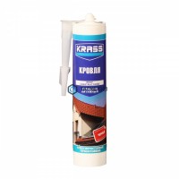 Герметик для крыш и кровли KRASS битумный, ЧЕРНЫЙ 300 ml./12 -  магазин крепежа «ТАТМЕТИЗ»