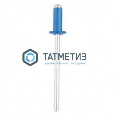 Заклепки ZK ал/ст 4,0x10 RAL 5005 (1000 шт/уп) ТК -  магазин крепежа «ТАТМЕТИЗ»
