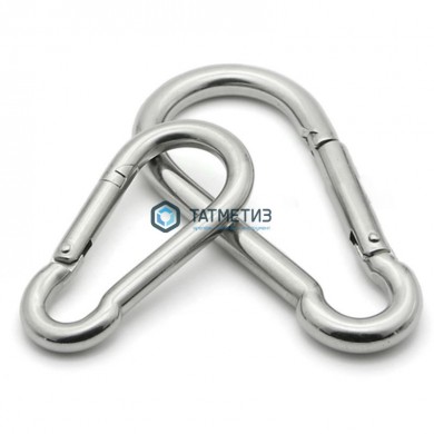 Карабин DIN 5299C 5 (150 шт/уп) NW | «ТАТМЕТИЗ» Карабин DIN 5299C 5 (150 шт/уп) NW - магазин крепежа «ТАТМЕТИЗ»