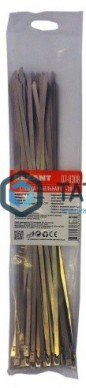 Хомут-стяжка стальной 300 х 4,6 (50 шт/уп) REXANT | «ТАТМЕТИЗ» Хомут-стяжка стальной 300 х 4,6 (50 шт/уп) REXANT - магазин крепежа «ТАТМЕТИЗ»