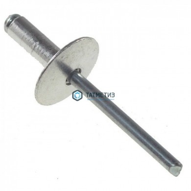Заклепка 5,0 х 12 / 11 вытяжная нерж УВЕЛИЧ бортик А2/А2 DIN 7337 | «ТАТМЕТИЗ» Заклепка 5,0 х 12 / 11 вытяжная нерж УВЕЛИЧ бортик А2/А2 DIN 7337 - магазин крепежа «ТАТМЕТИЗ»