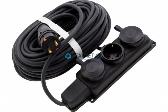 Удлинитель силовой 3х20м, КГ 3*1.5мм, 16 А, тип УХЗ-16, Россия // Сибртех | «ТАТМЕТИЗ» Удлинитель силовой 3х20м, КГ 3*1.5мм, 16 А, тип УХЗ-16, Россия // Сибртех - магазин крепежа «ТАТМЕТИЗ»