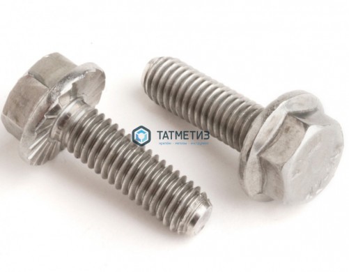 Болт с фланцем А2 DIN 6921 М 6 х 16 | «ТАТМЕТИЗ» Болт с фланцем А2 DIN 6921 М 6 х 16 - магазин крепежа «ТАТМЕТИЗ»