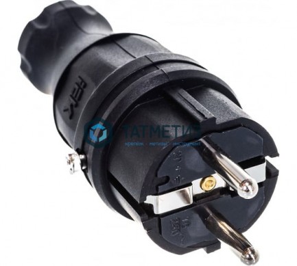 Эл.вилка прямая с/з каучук ОМЕГА IP44 ВБп3-1-0м IEK | «ТАТМЕТИЗ» Эл.вилка прямая с/з каучук ОМЕГА IP44 ВБп3-1-0м IEK - магазин крепежа «ТАТМЕТИЗ»