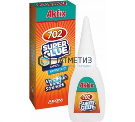 Супер клей  25 гр Akfix (50) -  магазин крепежа «ТАТМЕТИЗ»