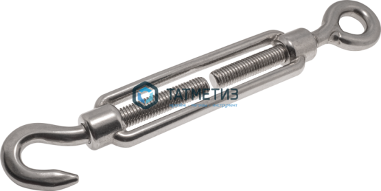 Талреп крюк-кольцо DIN 1480 А4 M16 | «ТАТМЕТИЗ» Талреп крюк-кольцо DIN 1480 А4 M16 - магазин крепежа «ТАТМЕТИЗ»