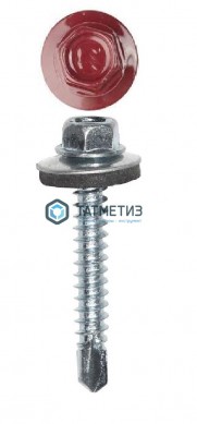 Саморез окраш.кров. 4,8х35 /3011/ (250 шт/уп) ТК R | «ТАТМЕТИЗ» Саморез окраш.кров. 4,8х35 /3011/ (250 шт/уп) ТК R - магазин крепежа «ТАТМЕТИЗ»