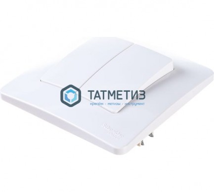Выключатель 2-кл. СП BLANCA, 10A, 250B, белый Schneider Electric | «ТАТМЕТИЗ» Выключатель 2-кл. СП BLANCA, 10A, 250B, белый Schneider Electric - магазин крепежа «ТАТМЕТИЗ»