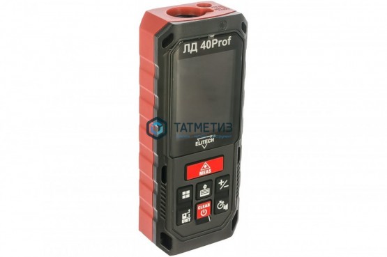 Дальномер лазерный ELITECH ЛД 40 Prof (40м,угломер,точн-1.5мм/м,резьба,скоба,чехол,кор) -  магазин крепежа «ТАТМЕТИЗ»