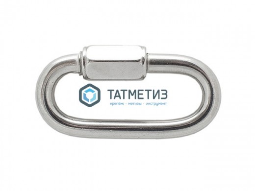 Карабин винтовой А4 4 мм -  магазин крепежа «ТАТМЕТИЗ»