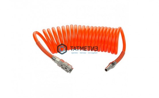 Шланг спиральный PE 6мм х 8мм х10м (15 атм) MD-STARS | «ТАТМЕТИЗ» Шланг спиральный PE 6мм х 8мм х10м (15 атм) MD-STARS - магазин крепежа «ТАТМЕТИЗ»