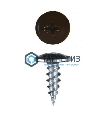 Саморез п/ш остр. 4,2x16 RAL 8017 (1000 шт/уп) | «ТАТМЕТИЗ» Саморез п/ш остр. 4,2x16 RAL 8017 (1000 шт/уп) - магазин крепежа «ТАТМЕТИЗ»