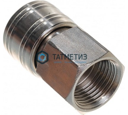 Муфта универсальная быстросъемная ("мама"), внутренняя резьба 1/2", 1 шт.// STELS | «ТАТМЕТИЗ» Муфта универсальная быстросъемная ("мама"), внутренняя резьба 1/2", 1 шт.// STELS - магазин крепежа «ТАТМЕТИЗ»