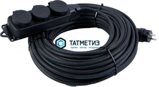Удлинитель силовой с/з, КГ, 3500 Вт, 3-гнезда, 50м Атом Атлант | «ТАТМЕТИЗ» Удлинитель силовой с/з, КГ, 3500 Вт, 3-гнезда, 50м Атом Атлант - магазин крепежа «ТАТМЕТИЗ»