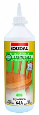 Клей для дерева на основе ПВА, быстросохнущий, 64А 750 мл / 6 | «ТАТМЕТИЗ» Клей для дерева на основе ПВА, быстросохнущий, 64А 750 мл / 6 - магазин крепежа «ТАТМЕТИЗ»