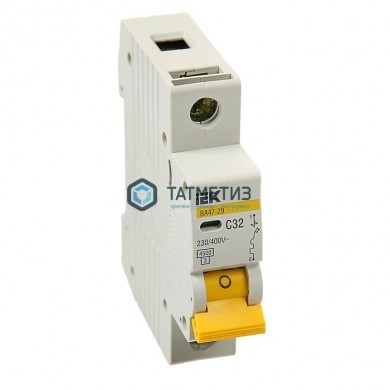Выключатель авт. мод. 1п C 32А ВА 47-29 4.5кА MVA20-1-032-C ИЭК -  магазин крепежа «ТАТМЕТИЗ»