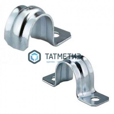 Скоба однолапковая, цинк 19-20 мм (100 шт) -  магазин крепежа «ТАТМЕТИЗ»