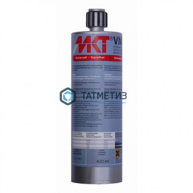 Хим. анкер MKT (Германия) VMU plus - Polar картридж 420 мл + 1 смеситель | «ТАТМЕТИЗ» Хим. анкер MKT (Германия) VMU plus - Polar картридж 420 мл + 1 смеситель - магазин крепежа «ТАТМЕТИЗ»