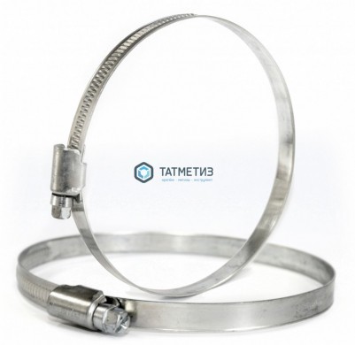 Хомут червячный   30-45/9мм (100 шт/уп.) -  магазин крепежа «ТАТМЕТИЗ»