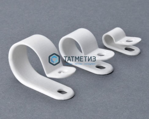 Серьга д/кабеля D20 БЕЛАЯ (500 шт/уп) | «ТАТМЕТИЗ» Серьга д/кабеля D20 БЕЛАЯ (500 шт/уп) - магазин крепежа «ТАТМЕТИЗ»