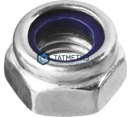 Гайка самоконтр DIN 985, оц  М8  (уп 25 кг / 5400 шт)* -  магазин крепежа «ТАТМЕТИЗ»