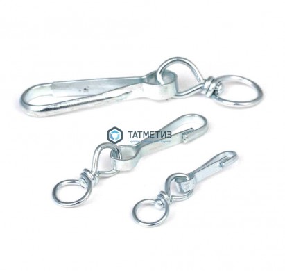 Карабин Тип А с вертлюгом  30  (200 шт/уп) -  магазин крепежа «ТАТМЕТИЗ»