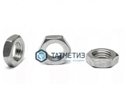 Гайка низкая DIN 936, оц М 8 -  магазин крепежа «ТАТМЕТИЗ»